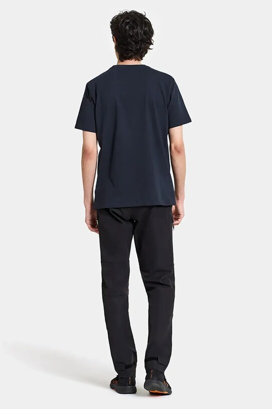 Памучна тениска Didriksons HARALD тъмносин 505546