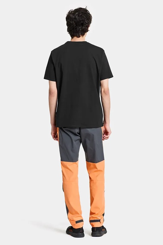 Бавовняна футболка Didriksons HARALD чорний 505546