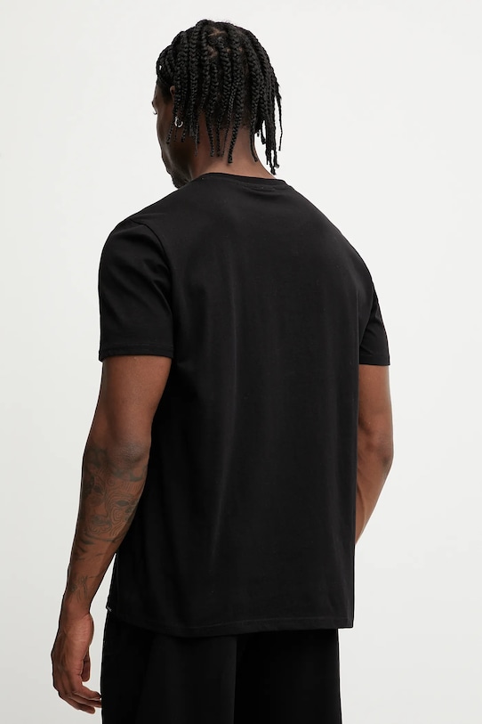 Odzież Didriksons t-shirt bawełniany HARALD 505978 czarny