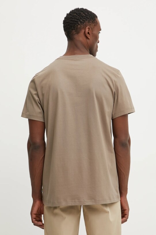 Odzież Fjallraven t-shirt Multicolor Logo F12600268 brązowy