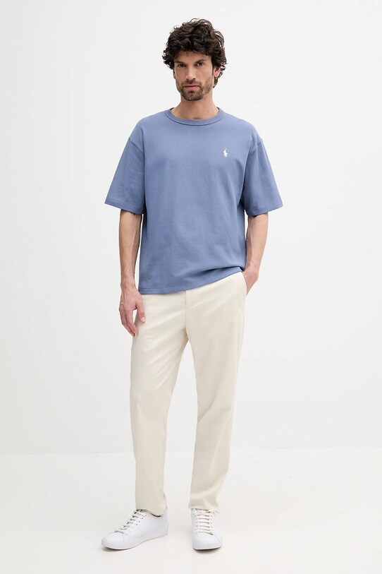 Polo Ralph Lauren tricou din bumbac Tee 710964716 albastru SS25