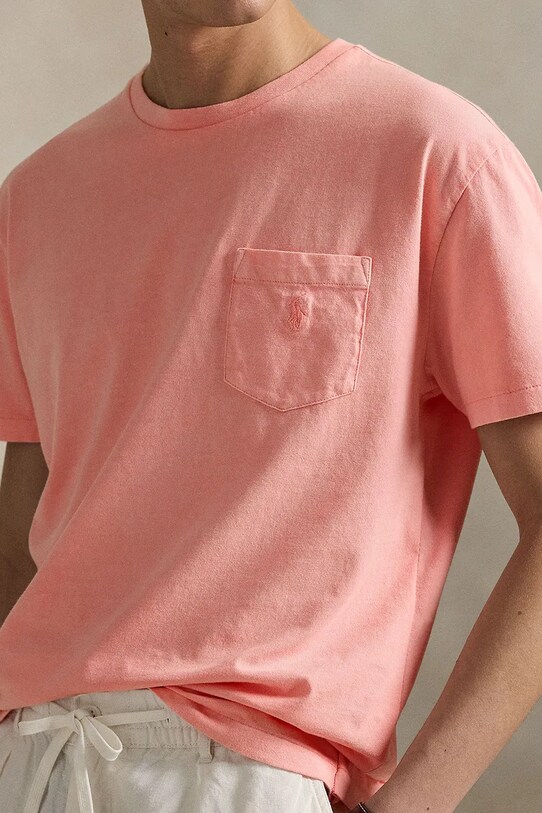 Polo Ralph Lauren t-shirt bawełniany Tee różowy 710969628