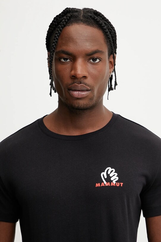 Mammut t-shirt sportowy Massone czarny 1017.05221