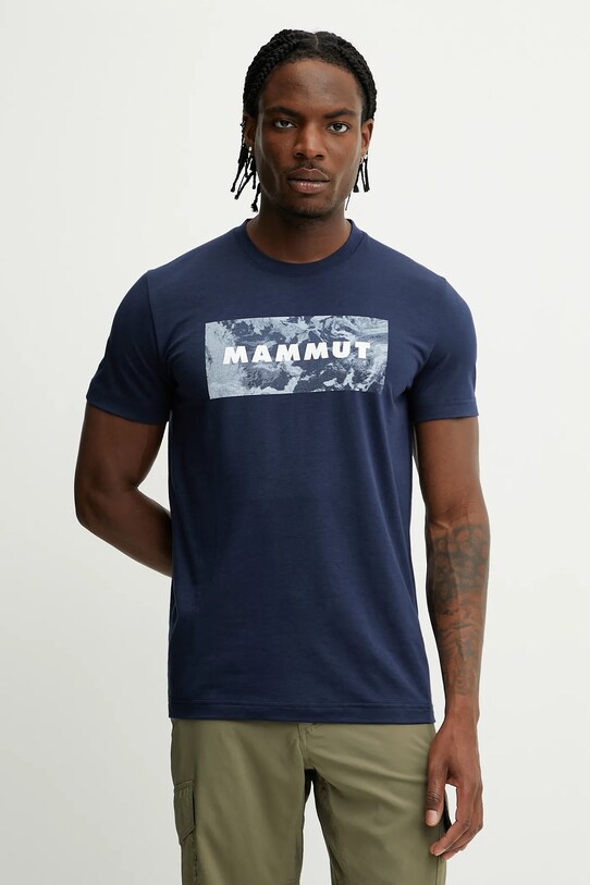 Mammut tricou sport Trovat print bleumarin 1017.06460