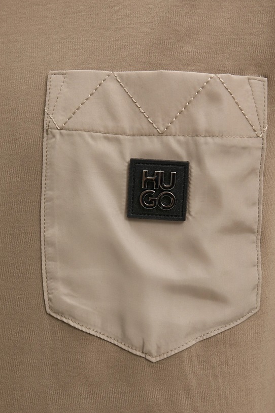 HUGO tricou din bumbac 50536347 bej