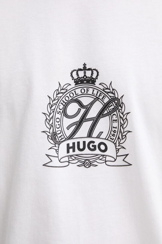 Бавовняна футболка HUGO 50538246 білий