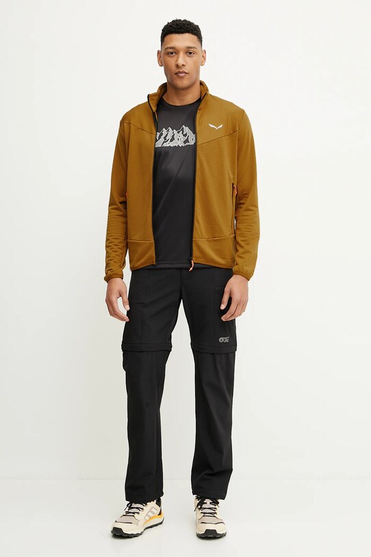 Jack Wolfskin tricou sport Peak Graphic A63269 negru SS25
