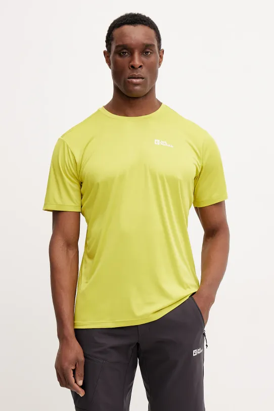 Jack Wolfskin t-shirt sportowy Tech regular zielony A63293