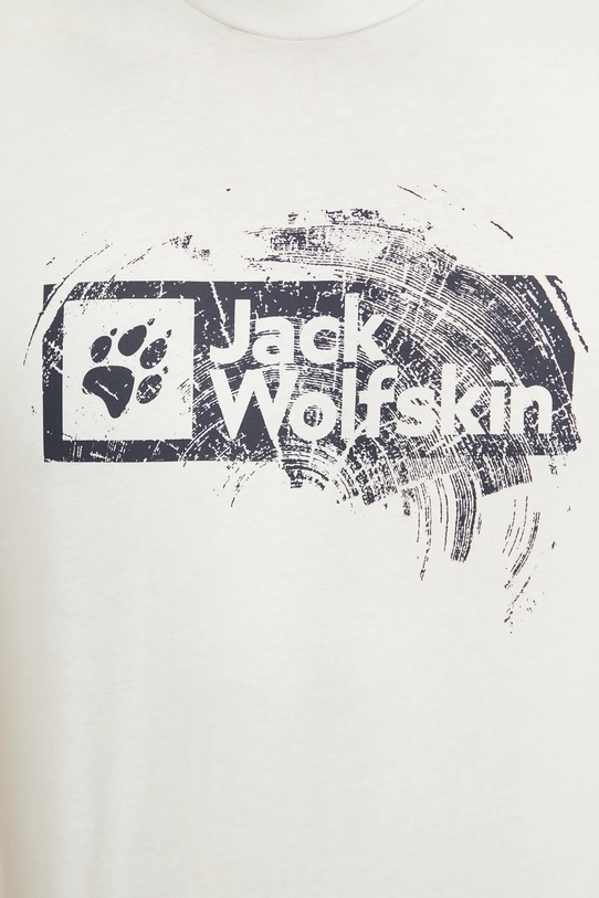 Jack Wolfskin t-shirt Brand A64116 beige