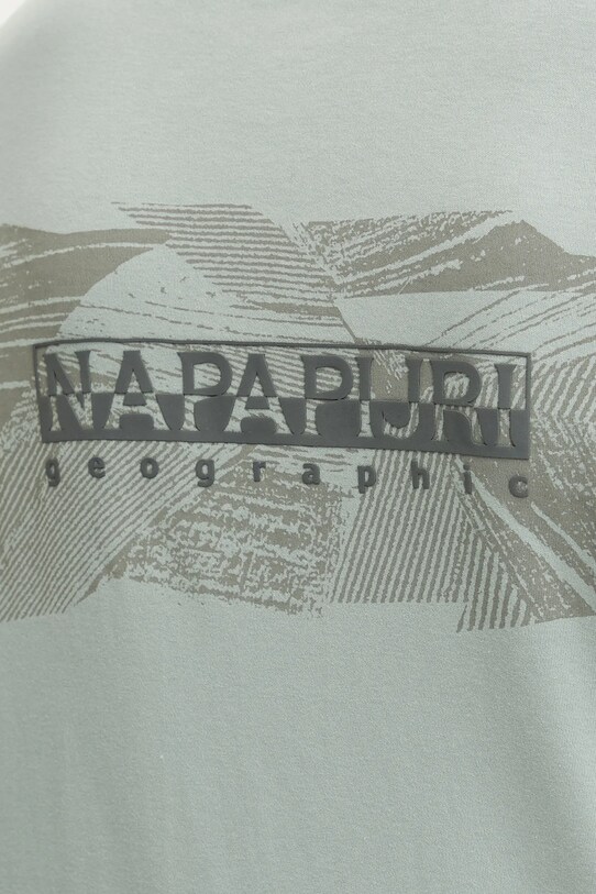 Napapijri t-shirt bawełniany S-Vanni NP0A4IEDG1X1 zielony