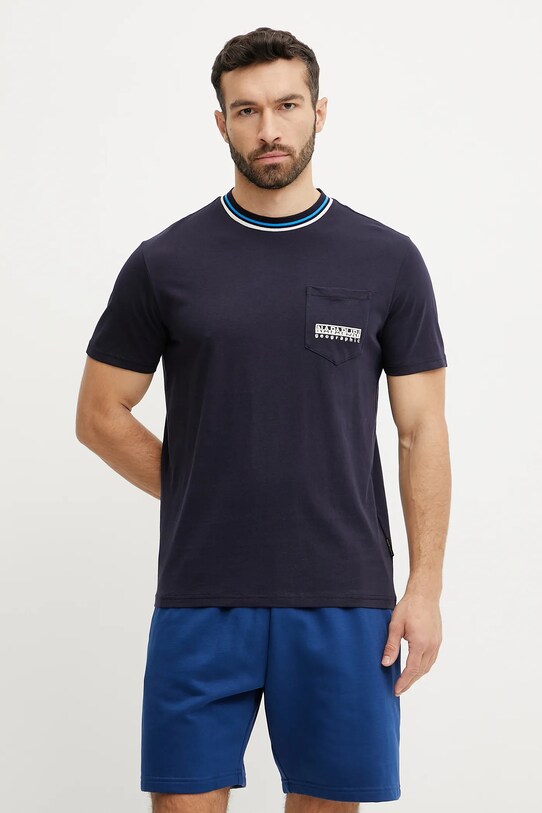 Футболка Napapijri S-Murlo regular темно-синій NP0A4IEJ1761