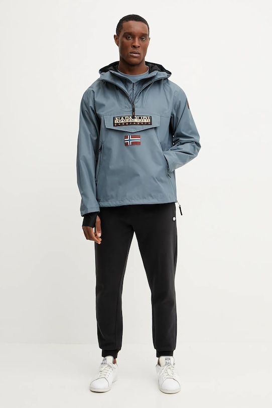 Napapijri t-shirt bawełniany S-Vignoni NP0A4ILXG1Y1 niebieski SS25