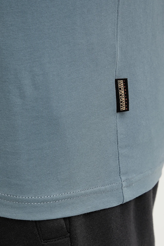 Napapijri t-shirt bawełniany S-Vignoni NP0A4ILXG1Y1 niebieski