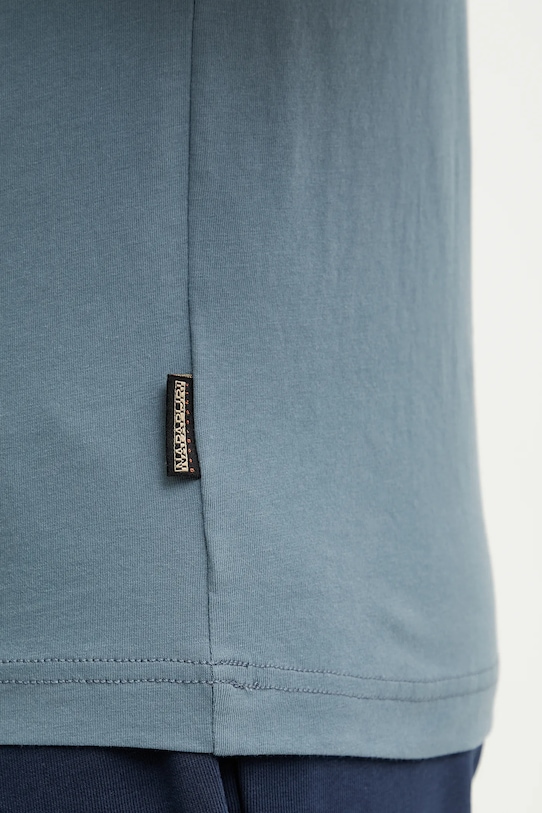 Napapijri t-shirt bawełniany S-Sovana NP0A4IE4G1Y1 niebieski