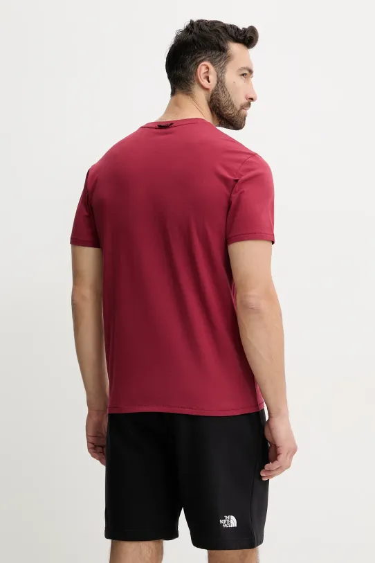 Îmbrăcăminte Napapijri tricou din bumbac S-Turin 1 NP0A4HQGR1E1 burgundia