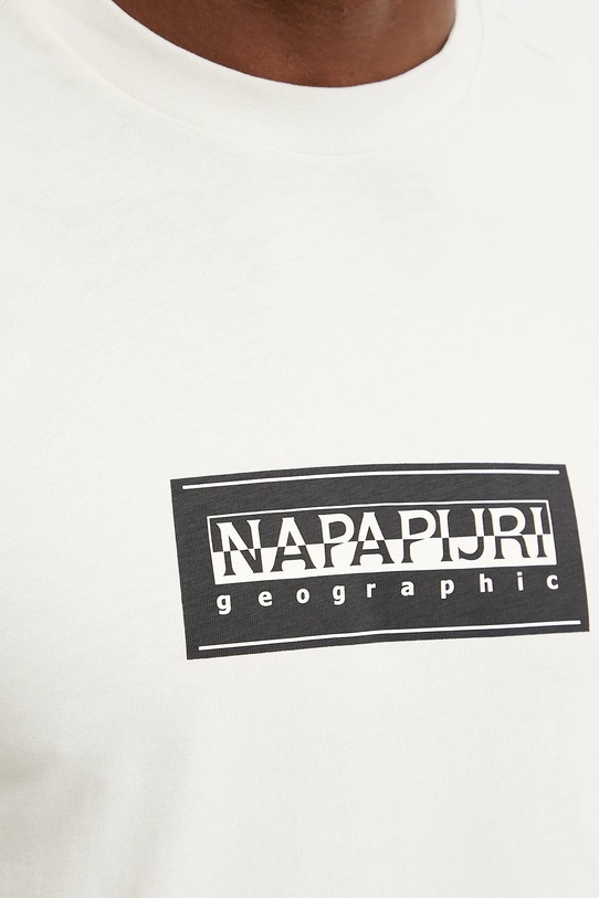 Pamučna majica Napapijri S-Box bijela NP0A4I3LN1A1
