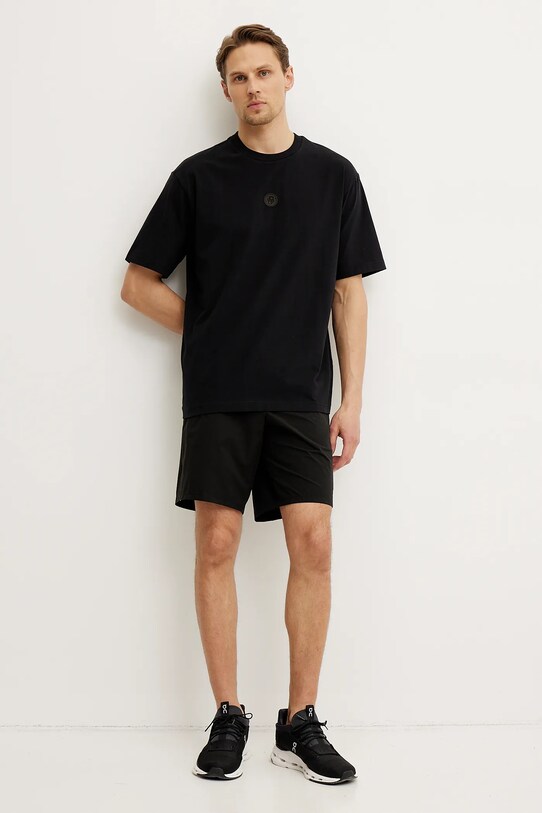 BOSS Green t-shirt 50535409 czarny SS25