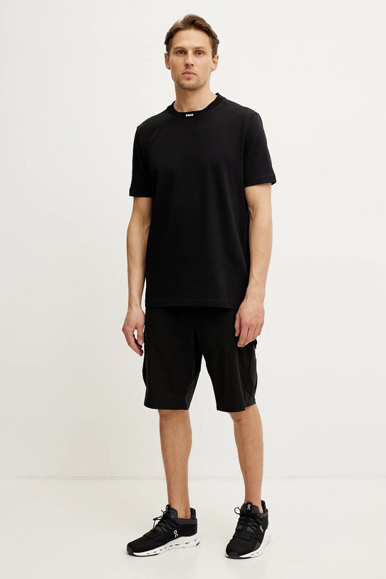 BOSS Green t-shirt 50537836 czarny SS25