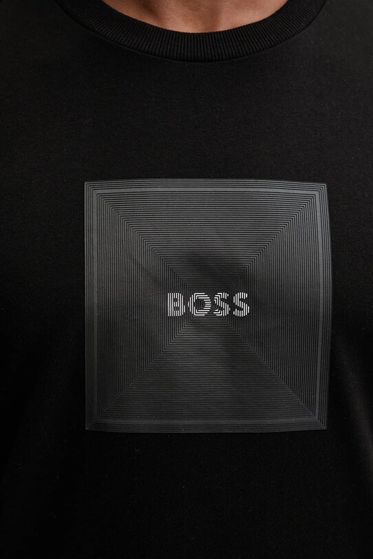 BOSS Green tricou din bumbac 50538096 negru