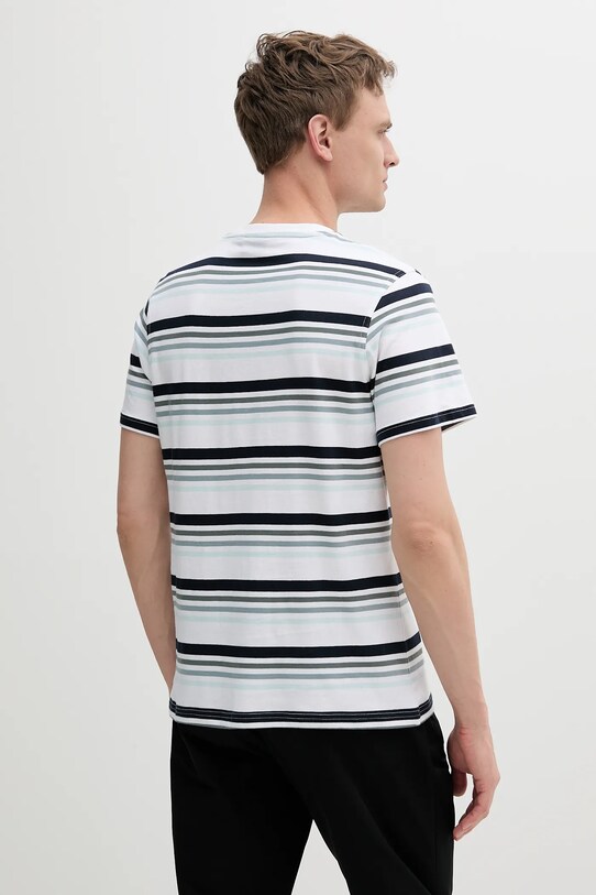 Odjeća Pamučna majica Barbour Houstead Stripe Tailored Fit T-Shirt MTS1392 bijela