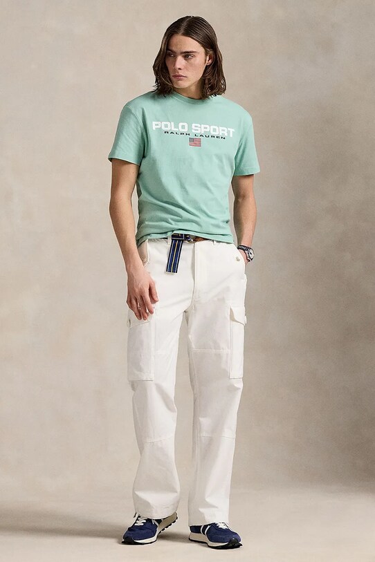 Дрехи Памучна тениска Polo Ralph Lauren 710880627 син