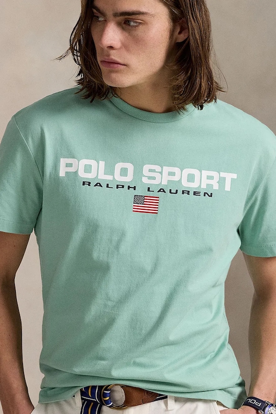 Polo Ralph Lauren t-shirt in cotone blu 710880627