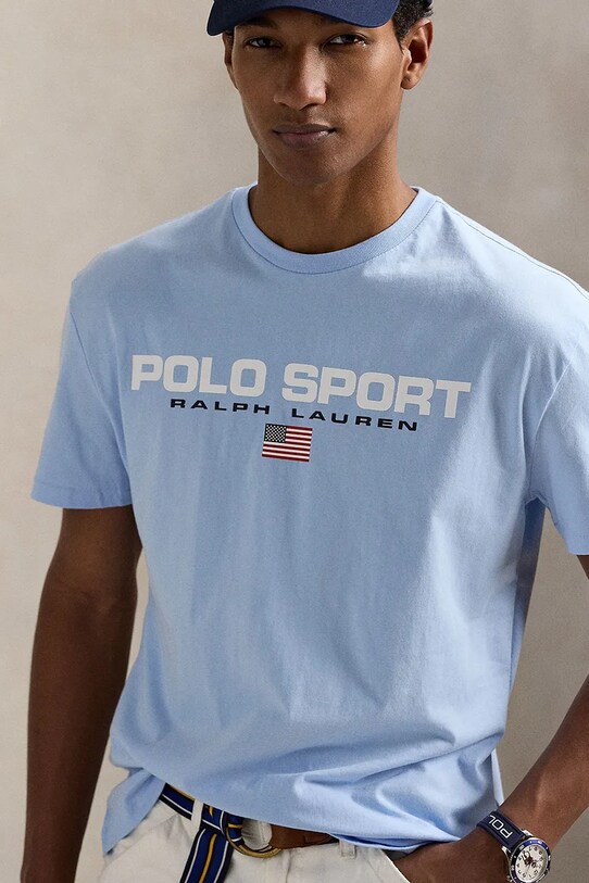 Дрехи Памучна тениска Polo Ralph Lauren 710880627 син