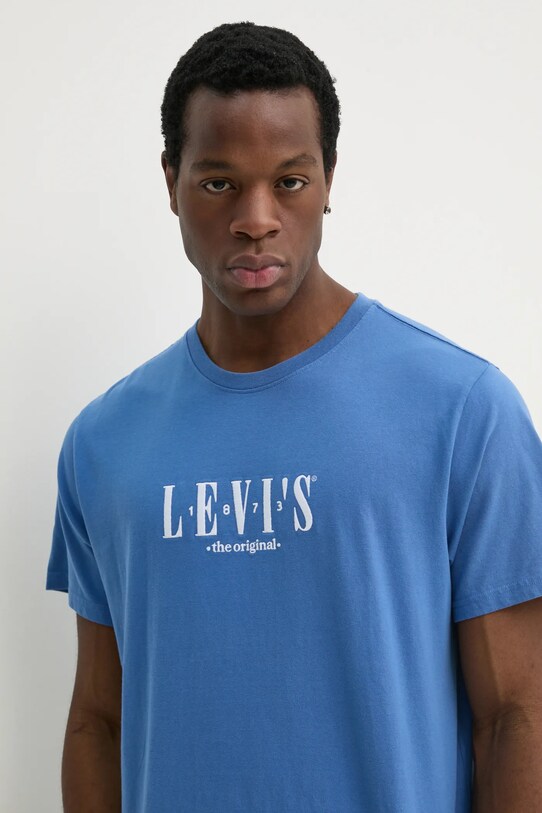 Levi's tricou din bumbac SS RELAXED FIT TEE violet 16143.1925