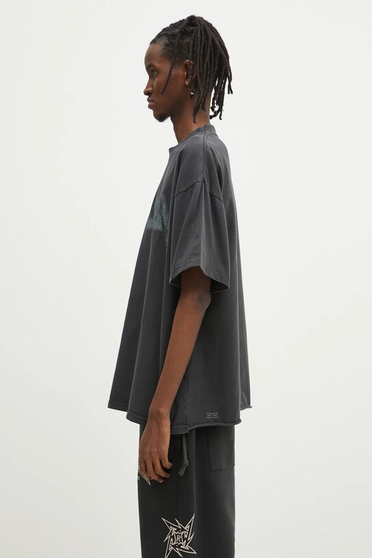 KSUBI tricou din bumbac Electric Ekcess MPS25TE009 gri SS25