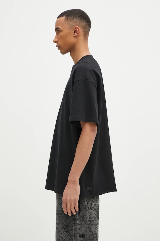 Bavlněné tričko KSUBI Sott Ekcess MPS25TE028 černá SS25