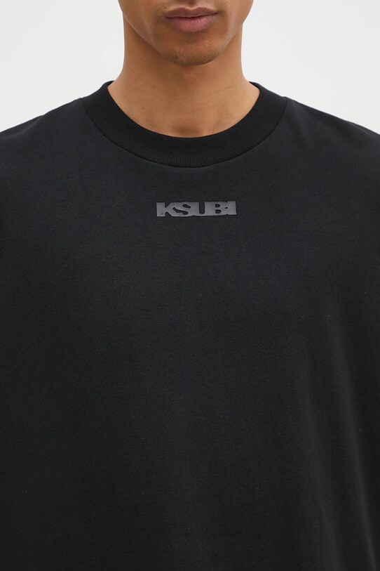 KSUBI t-shirt bawełniany Sott Ekcess czarny MPS25TE028