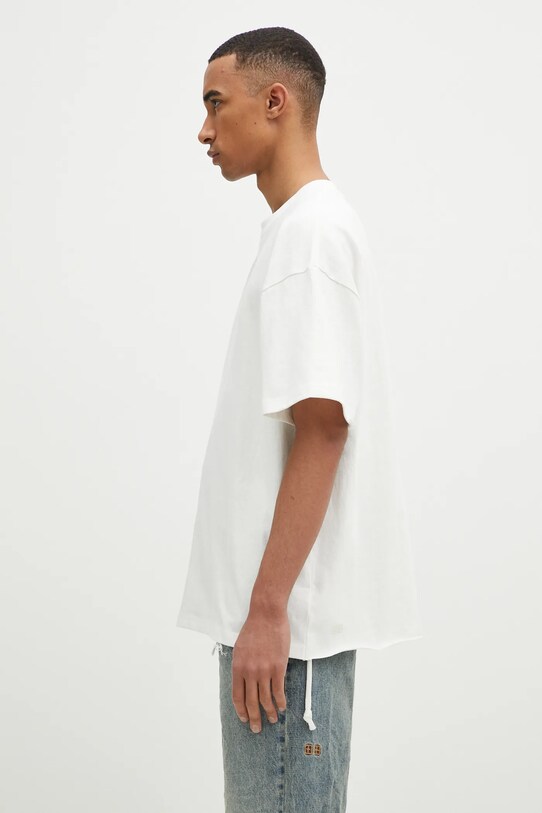 Хлопковая футболка KSUBI Sott Ekcess MPS25TE041 белый SS25