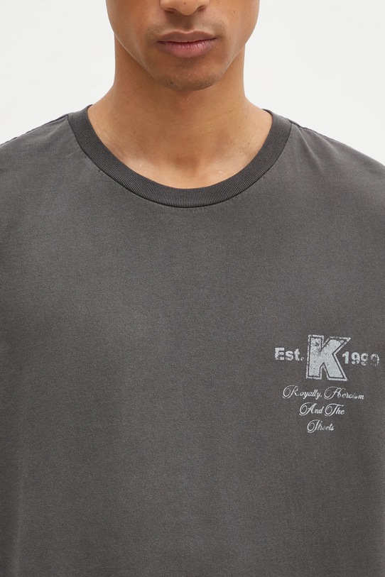 KSUBI t-shirt bawełniany Lock Up Biggie szary MPS25TE004