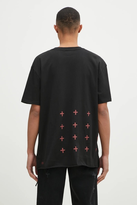 Îmbrăcăminte KSUBI tricou din bumbac Fuego Biggie MPS25TE043 negru