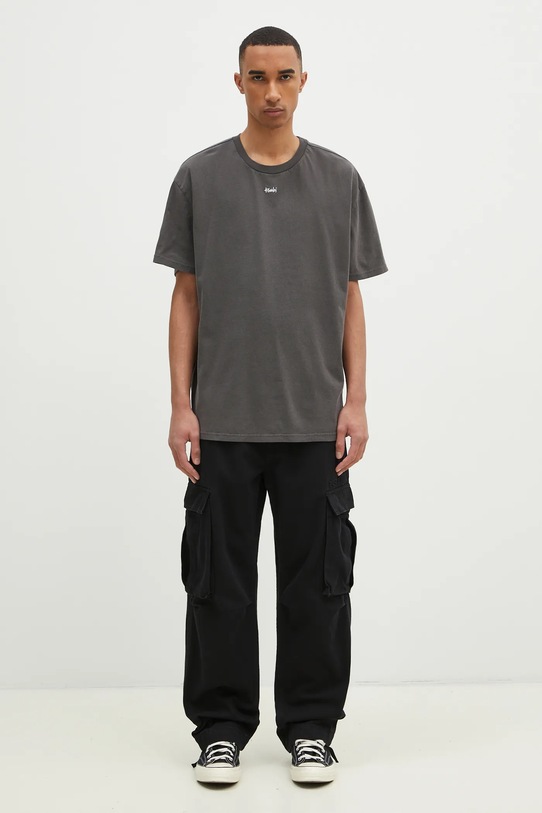 KSUBI t-shirt bawełniany Eagle Biggie MPS25TE030 szary