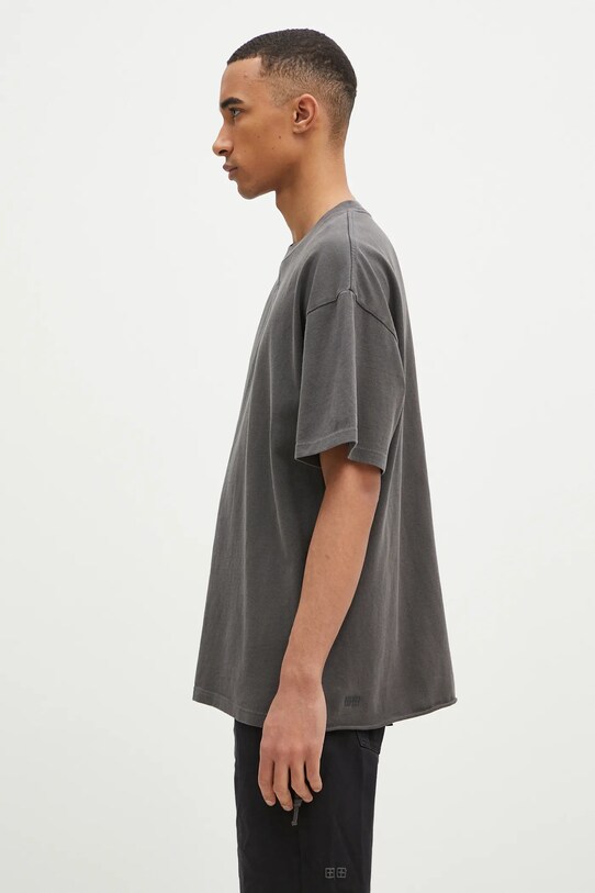 KSUBI cotton t-shirt Sott Ekcess MPS25TE040 gray SS25