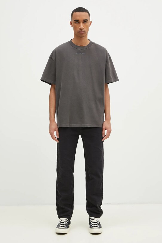 KSUBI t-shirt bawełniany Sott Ekcess MPS25TE040 szary