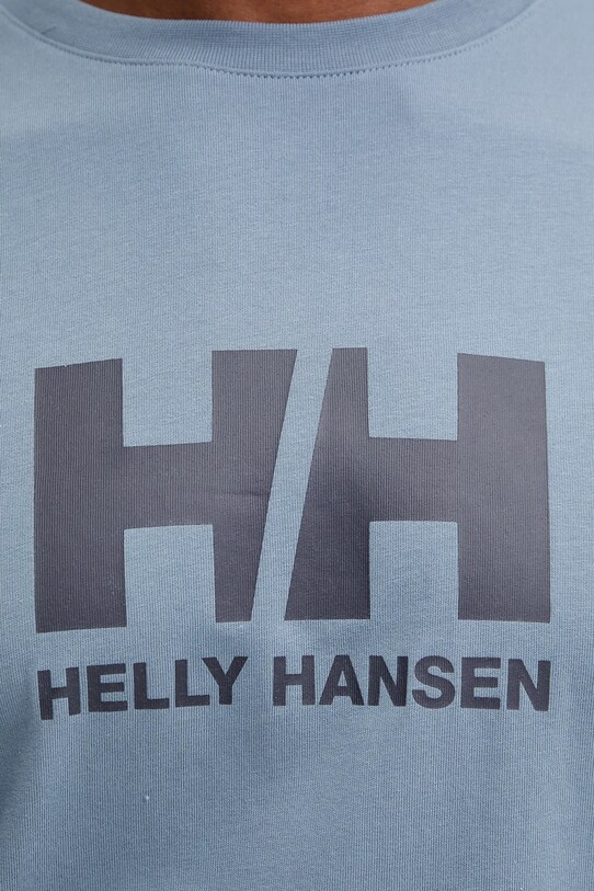 Helly Hansen tricou din bumbac HH LOGO 54596 albastru
