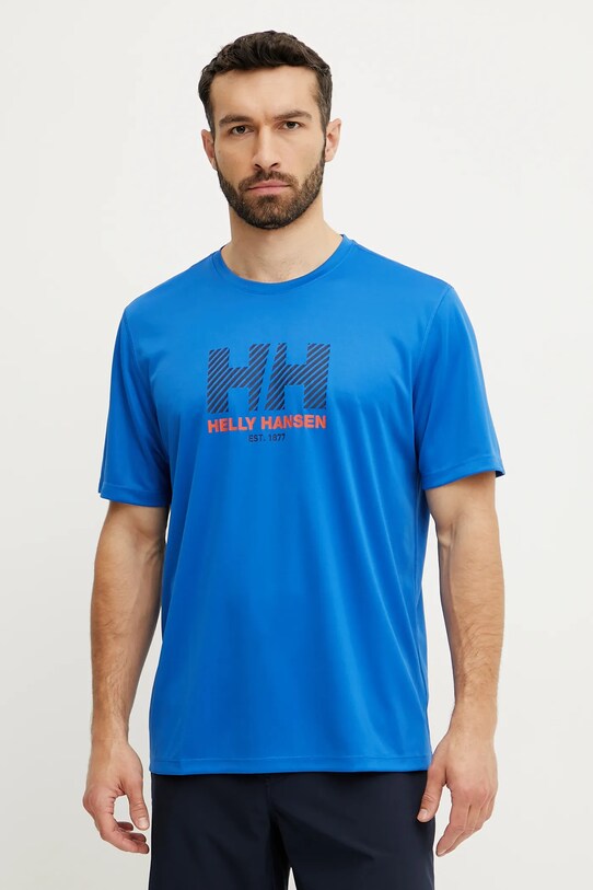 Спортивная футболка Helly Hansen Tech Graphic regular фиолетовой 49574