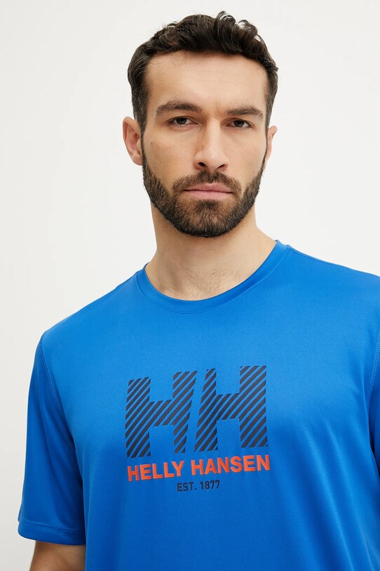 Αθλητικό μπλουζάκι Helly Hansen Tech Graphic μωβ 49574