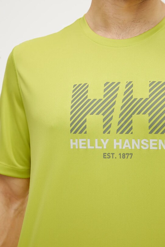 Helly Hansen tricou sport Tech Graphic 49574 verde