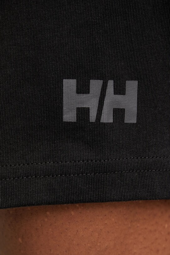 Pamučna majica Helly Hansen SHORELINE crna 54601
