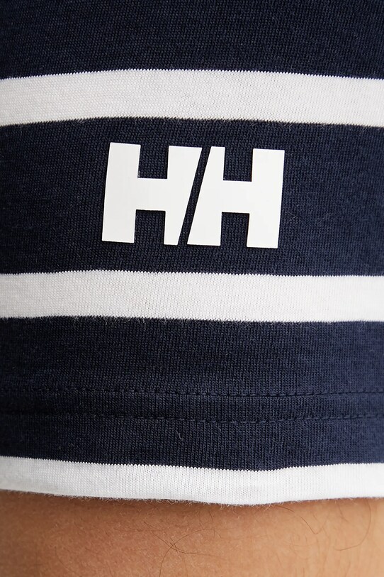 Βαμβακερό μπλουζάκι Helly Hansen NEWPORT 34494 σκούρο μπλε
