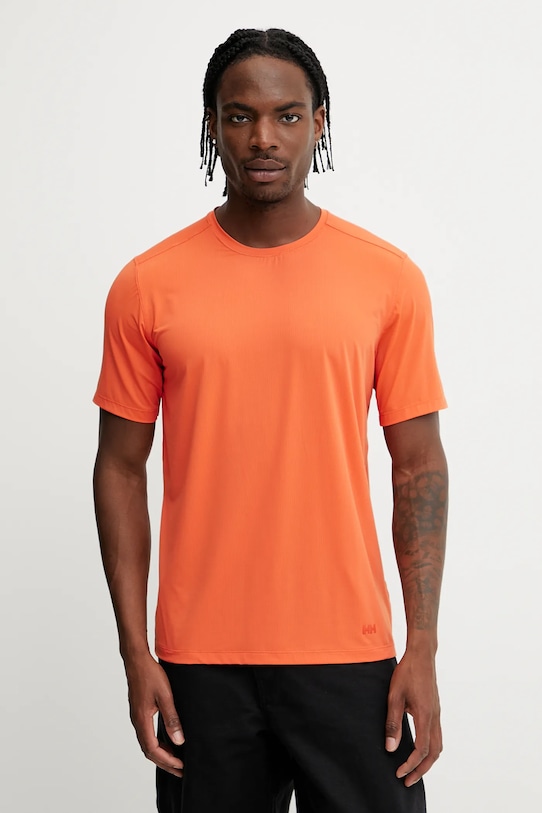 Helly Hansen t-shirt SHINE SOLEN elasztánnal narancssárga 49573