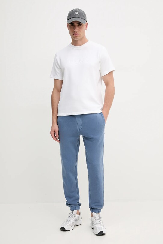 BOSS tricou lounge din bumbac 50540519 alb SS25
