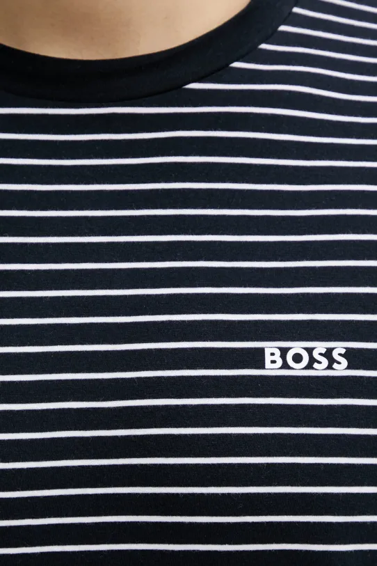 BOSS Orange tricou din bumbac 50499334 bleumarin