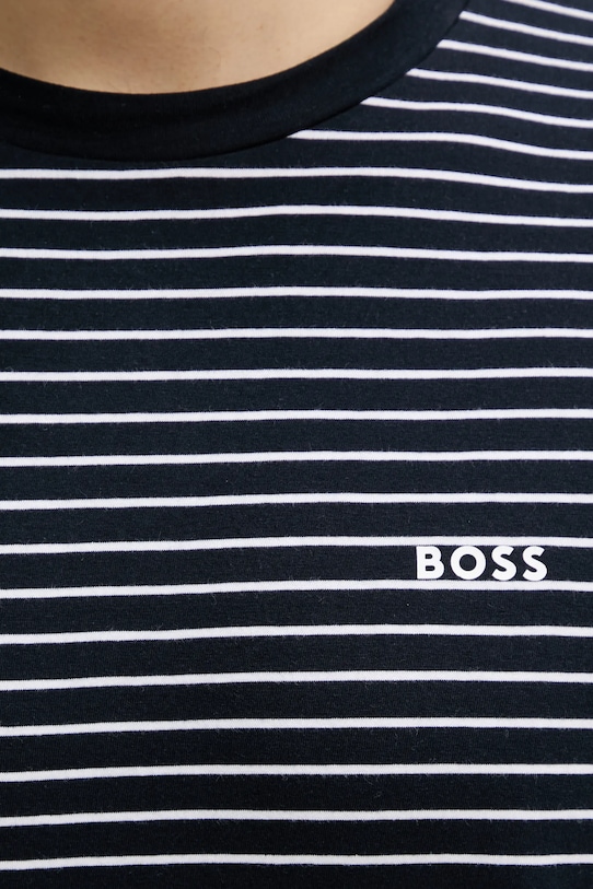Памучна тениска BOSS Orange 50499334 тъмносин