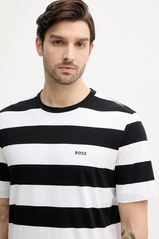 BOSS Orange tricou din bumbac negru 50499334
