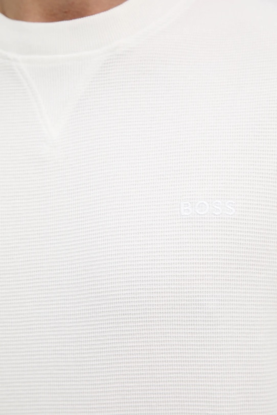 Bavlněné tričko BOSS Orange 50536746 bílá