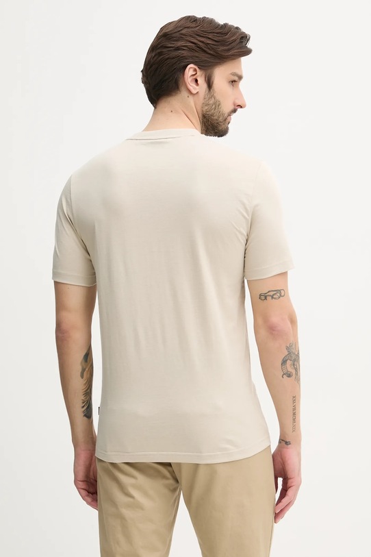 Odzież BOSS Orange t-shirt bawełniany 50539179 beżowy